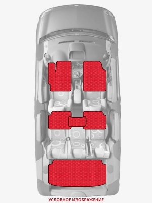 ЭВА коврики «Queen Lux» комплект для Honda Accord Wagon (5G)